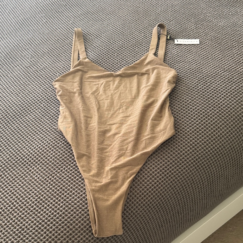 Vitamin A Tan One Piece Swimsuit